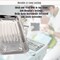 A2Z Scilab Dental Scaler Tray Stainless Steel 8x4.5 A2Z-ZR887 - alternate 3